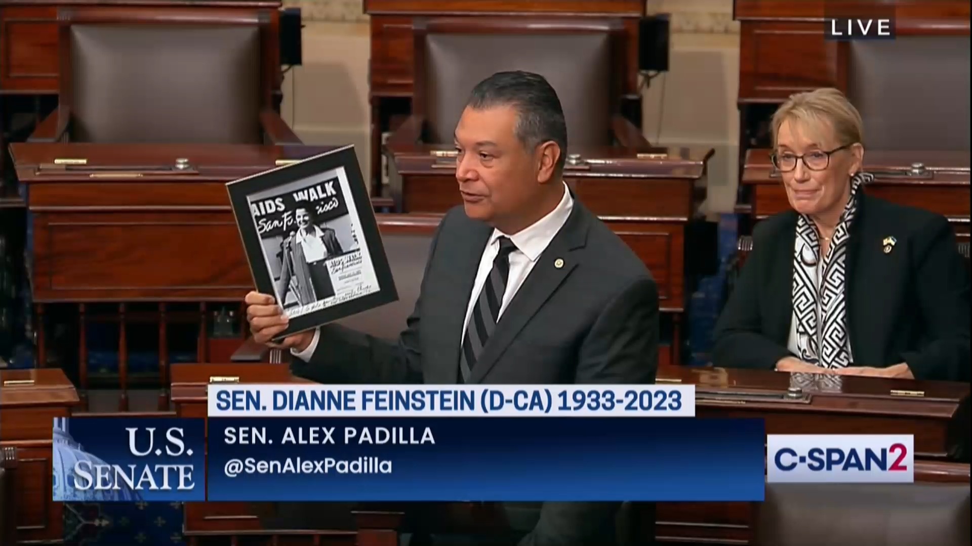 WATCH: Padilla Delivers Floor Remarks Honoring Feinstein - Senator Alex